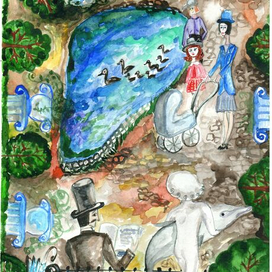 Читающая статуя