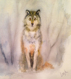 зимний волк