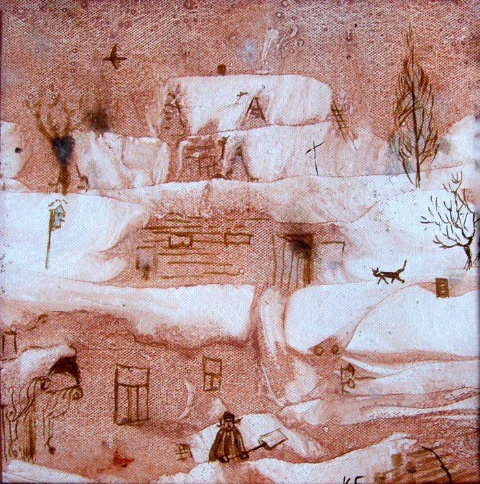 Апрельский снегопад (вот дворникам невезуха...)