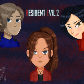 Персонажи из игры Resident Evil 2