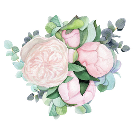 Акварельный букет 3