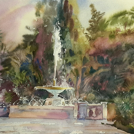 Фонтан в "Руси "