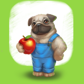 Персонаж домика яблок