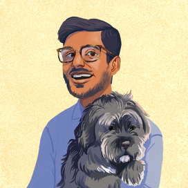 Портрет с собакой