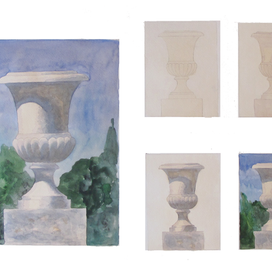 Акварель. Архитектурная графика