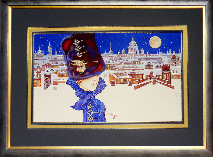 Времена года в женских портретах "Февраль"