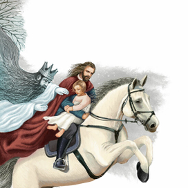 К произведению Марины Дробковой " Шуберт и зимний путь". Издательство "Аквилегия-М" . 9