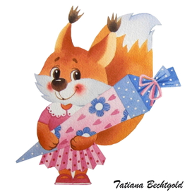 Белка. В школу.