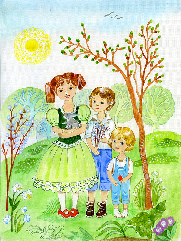 Иллюстрация к сборнику детских стихов (2)