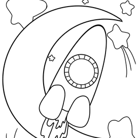 Раскраска для детей 2-3 лет с минималистичными элементами 