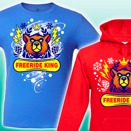 Принт FREERIDE KING