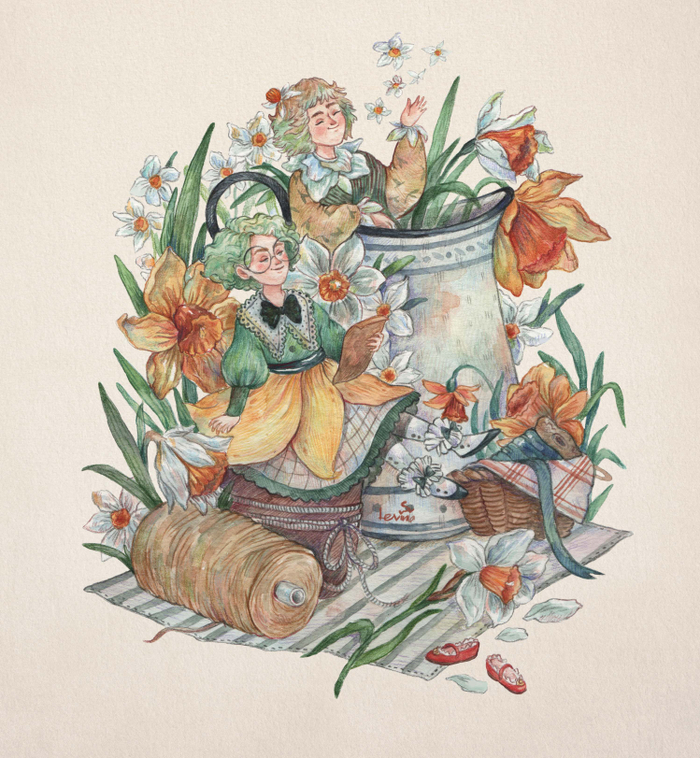 Нарциссы за беседой