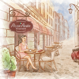 Иллюстрация для рекламных материалов