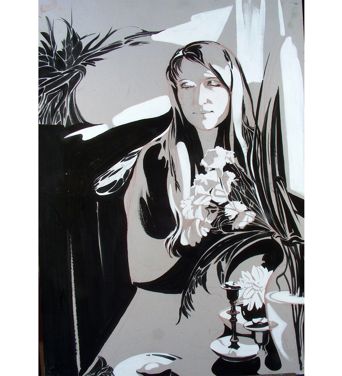 эскиз афиши для выставки