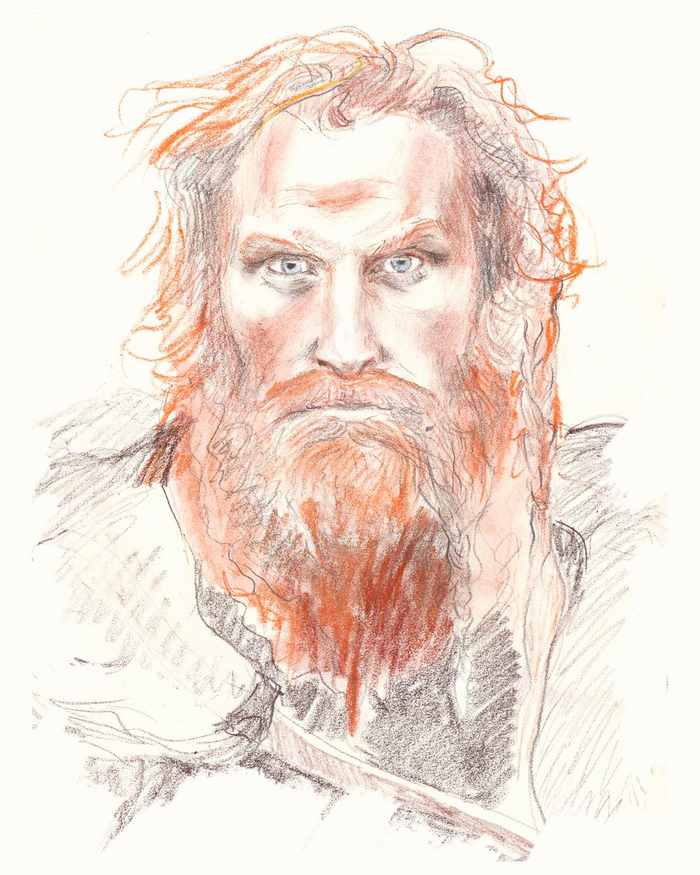 коммерческая иллюстрация к эпосу "Викинги"