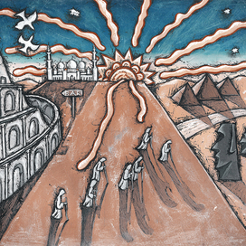 Illustration for Poem of Joseph Brodsky