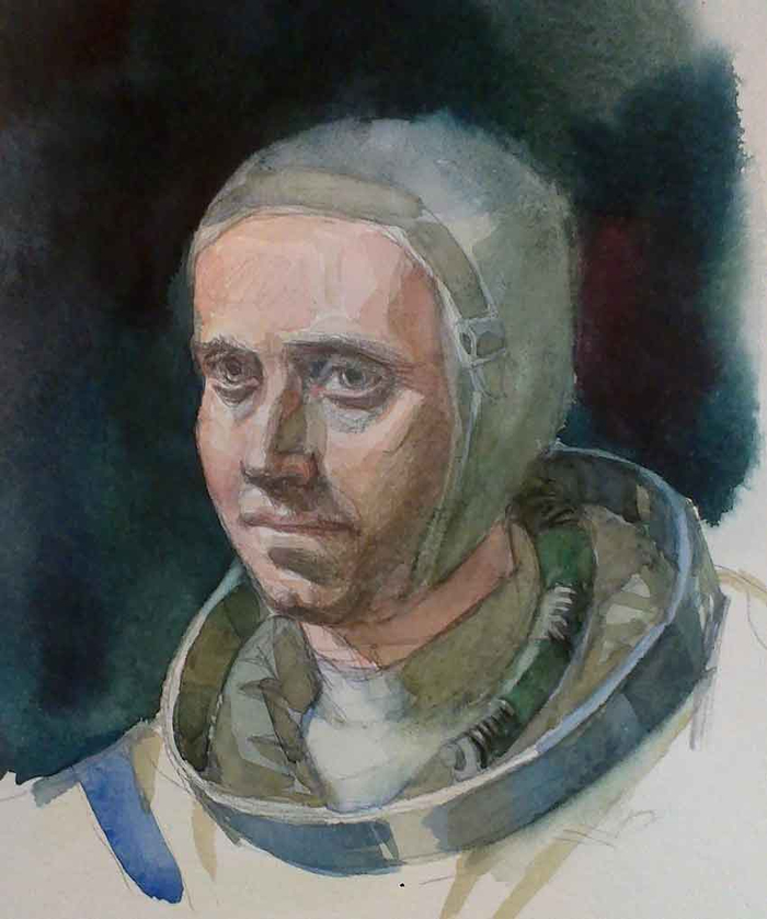 Эскиз к образу пилота Пиркса