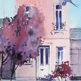 Розовый дом