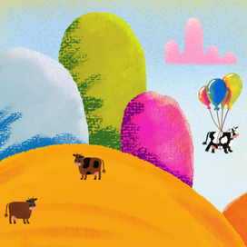 Коровы полетели