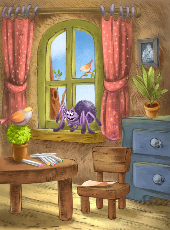 Иллюстрации к сказке Елены Фетисовой, «Сказки о Дракоше и Дружке»