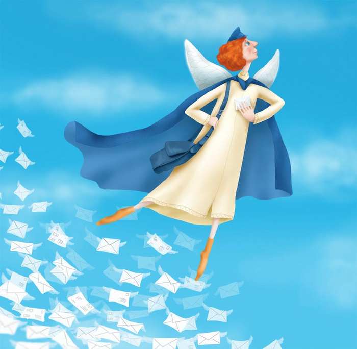 Почтовый ангел.