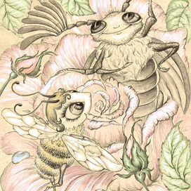 Майский жук и пчелка Майя