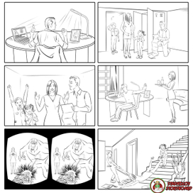 Моя раскадровки для фотосессии «Кибер_М» 