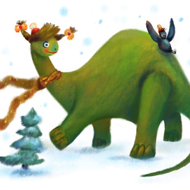 Дракоша и птица