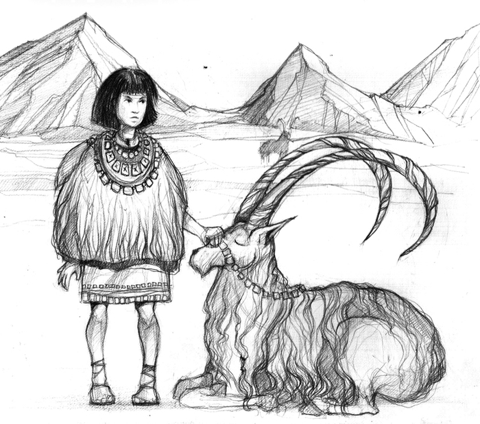 Mountain tribe girl