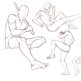 Анатомические скетчи