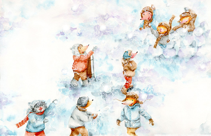 Зимний вечер. Яна Мосеевская.