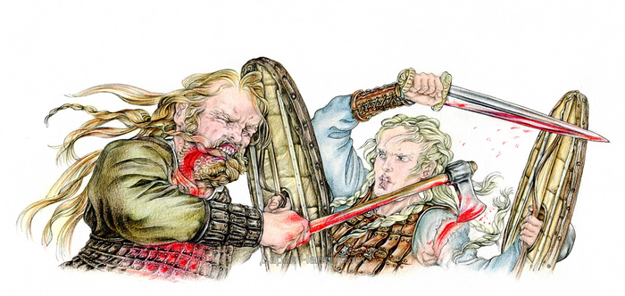 Бой с "валькирией"