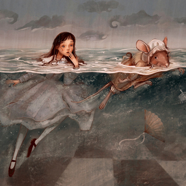 Море слез. Алиса в стране чудес.