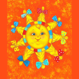 Солнышко в косичках