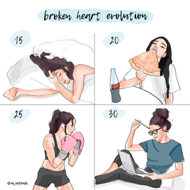 broken heart evolution .