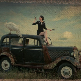 серия работ "Гостья"