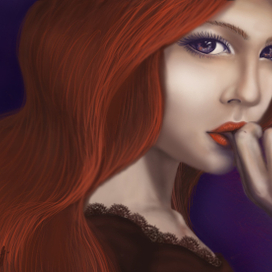 девушка лицо