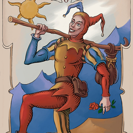 Шут картинка для Таро