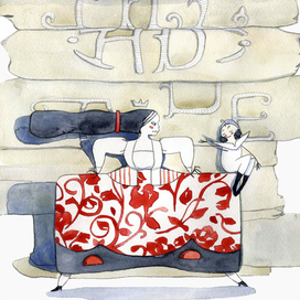 "Воротничок и утюжная плитка"