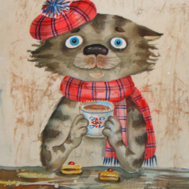 Чай с печеньками