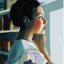 портрет девушки