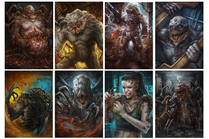 Набор карт для проекта "Star Crusade CCG"