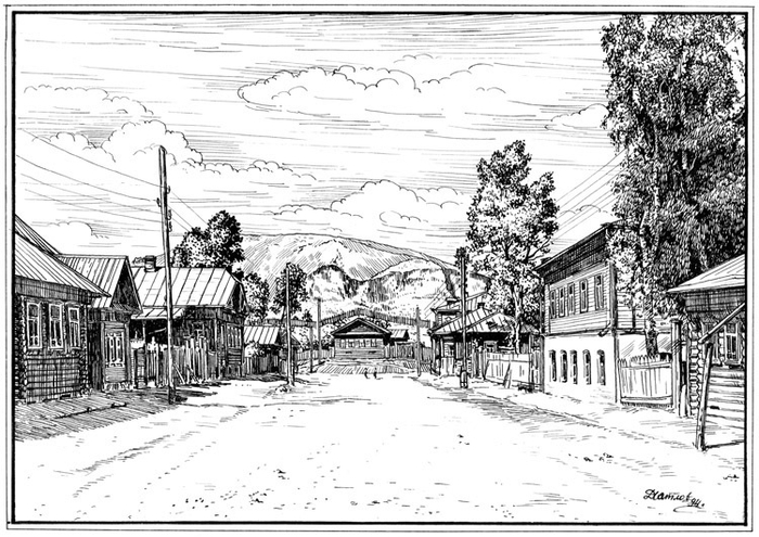 Юрьевец. Подгорная улица.