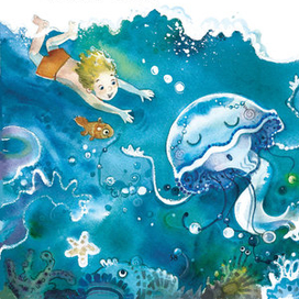 Иллюстрация для книги "Веселая Зоология Илюши и Ванюши"