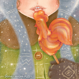 Сахарный петушок