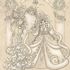 Дед Мороз и Снегурочка