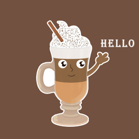 кофейный стике