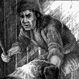 Человек с дубиной