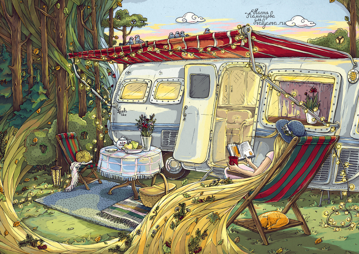 /про лето, домик на колесах и прочие уютности