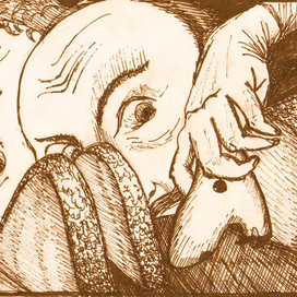 иллюстрация к "Носу" Гоголя